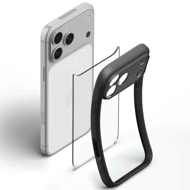Spigen Ultra Hybrid iPhone 17 Pro / 18 Pro dėklas, matinis juodas