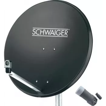 SCHWAIGER SAT sistema 80 cm 1 vartotojui Single-LNB antracito spalvos