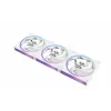 Zalman ZM-DF120R A3 White 120mm Reverse Daisy Chain ARGB ventiliatorių rinkinys (3 vnt.)