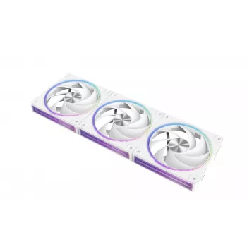 Zalman ZM-DF120R A3 White 120mm Reverse Daisy Chain ARGB ventiliatorių rinkinys (3 vnt.)