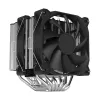 Zalman CNPS12X BP Black procesoriaus aušintuvas - 120 mm PWM ventiliatorius, mėlynas LED, 6 šilumos vamzdeliai, Intel/AMD