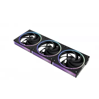 Zalman ZM-DF120R A3 120 mm atvirkštinių menčių ventiliatoriai, 3 vnt., juodi