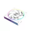 Zalman ZM-DF120R baltas 120 mm atbulinio ašmenų daisy chain ARGB PWM ventiliatorius