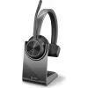 HP Poly Voyager 4300 UC Series 4310 belaidės antausės ausinės su USB-C adapteriu ir stovu, Zoom sertifikuotos 218474-01