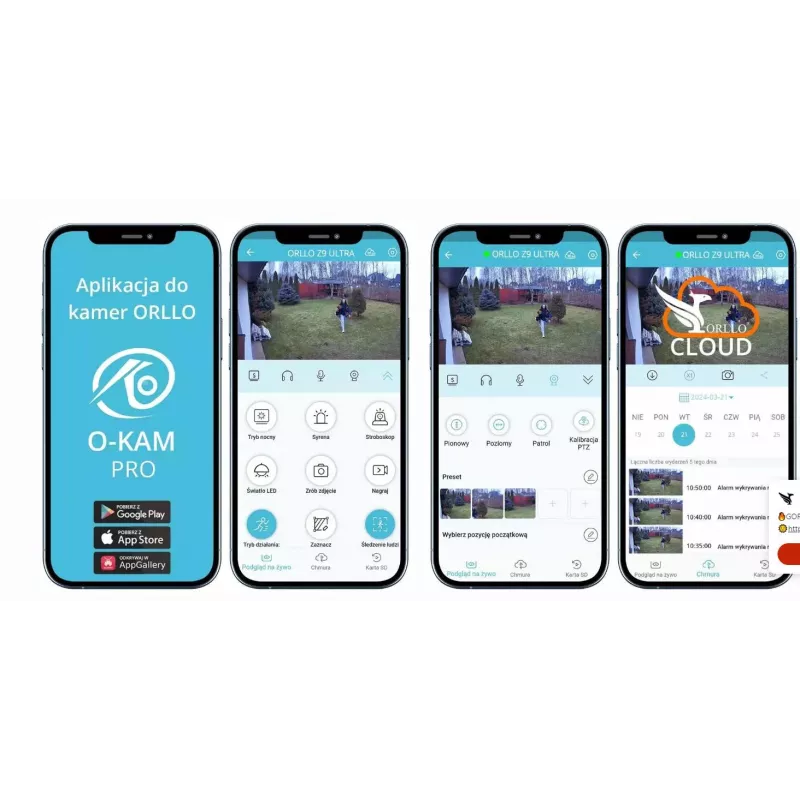 ORLLO Z9 ULTRA lauko pasukama transliacijos IP kamera 5MP su 10x optiniu priartinimu, 4G LTE ir Wi-Fi, IP66, dvipusis garsas, žmogaus aptikimas