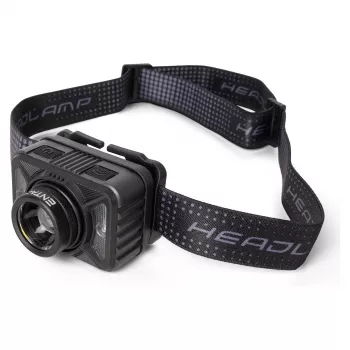 ENTAC EHL-ZH-10W-R priekinis žibintas su zoom funkcija, įkraunama baterija, 10W, judesio jutikliu