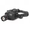 ENTAC EHL-ZOOM-1W-PL Zoom 1W LED priekinis žibintas, juodas