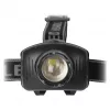 ENTAC EHL-ZOOM-1W-PL Zoom 1W LED priekinis žibintas, juodas
