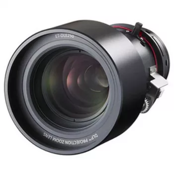 Panasonic ET-DLE250 priartinimo objektyvas 33,9–53,2 mm f/1,8–2,4, skirtas PT-D5000, DW6300, RCQ10, RCQ80, RZ120, RZ690, RZ770