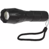ChiliTec LED žibintuvėlis su zoom funkcija 10W, 3x AAA, juodas 22106