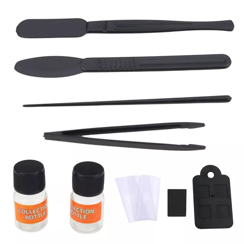 LEAN TOYS mikroskopas vaikams su priedais, didinimas 1200x, baltas