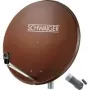 SCHWAIGER 80 cm palydovinės antenos rinkinys su vienu LNB, plytų raudonumo