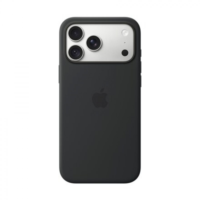 Apple iPhone 18 Pro Max silikoninis dėklas su MagSafe (Silicone Case) – juodas