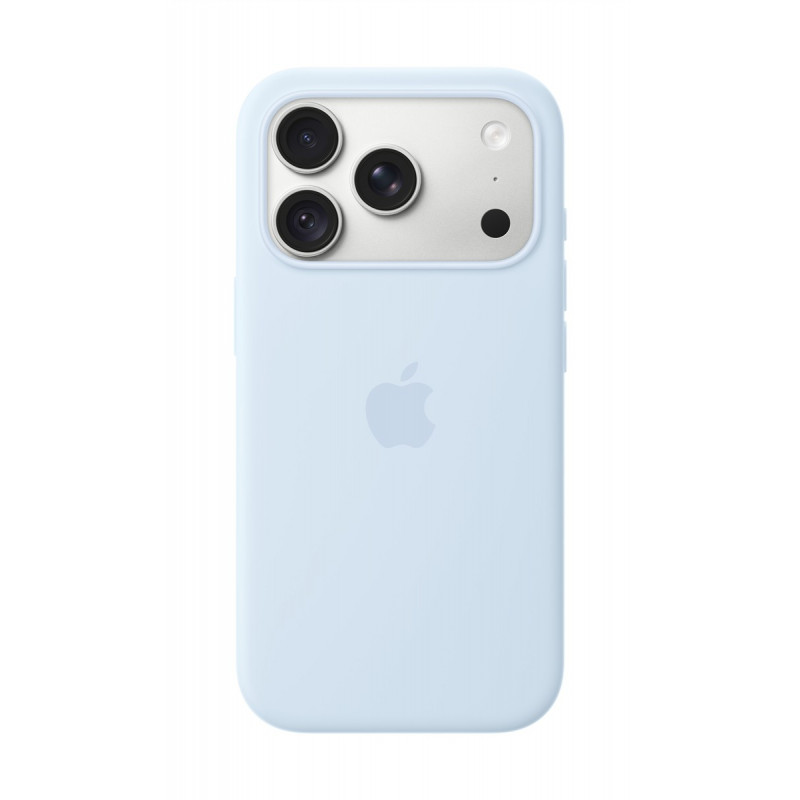Apple iPhone 18 Pro silikoninis dėklas su MagSafe (Silicone Case) – mėlynas