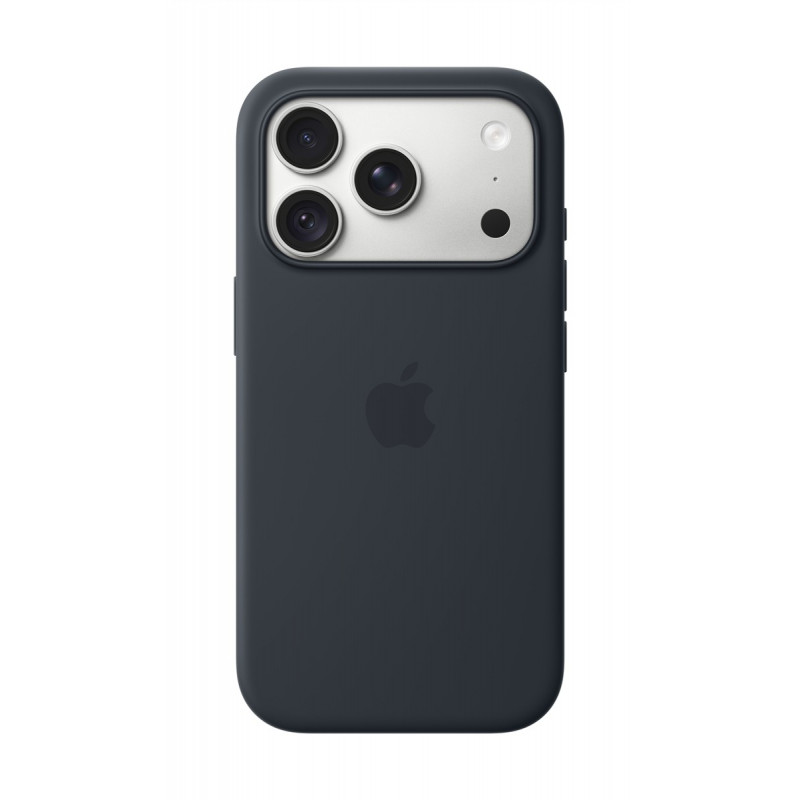 Apple iPhone 18 Pro silikoninis dėklas su MagSafe - tamsiai mėlyna