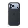 Apple iPhone 18 Pro Max silikoninis dėklas su MagSafe – tamsiai mėlyna