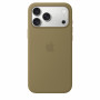 Apple iPhone 18 Pro Max silikoninis dėklas su MagSafe (Silicone Case) – alyvuogių spalvos