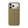 Apple iPhone 18 Pro Max silikoninis dėklas su MagSafe (Silicone Case) – alyvuogių spalvos