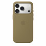 Apple iPhone 18 Pro silikoninis dėklas su MagSafe (Silicone Case) – alyvuogių spalvos
