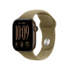 Apple Watch Series 12 GPS + Cellular 42mm tamsiai bronzinis aliuminio korpusas su alyvuogių sportine apyranke - S/M