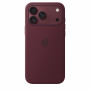Apple iPhone 18 Pro Max silikoninis dėklas su MagSafe (Silicone Case) – bordo