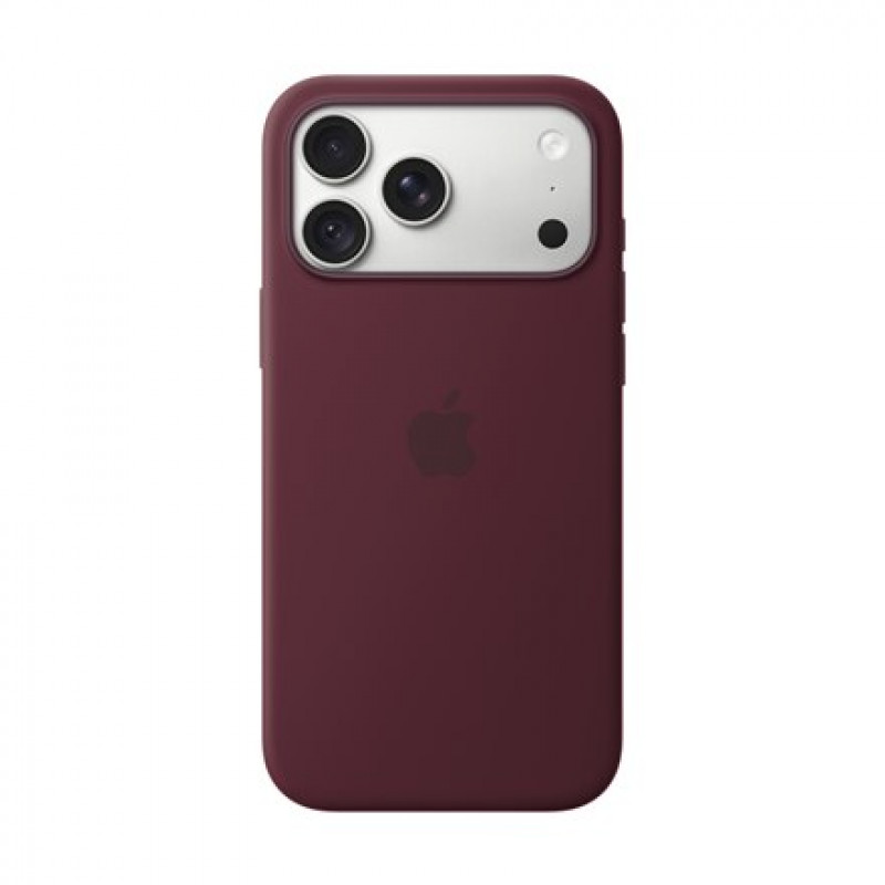 Apple iPhone 18 Pro Max silikoninis dėklas su MagSafe (Silicone Case) – bordo