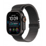 Apple Watch Ultra 4 GPS + Cellular 49 mm juodo titano korpusas su juodo titano Milano apyranke - M