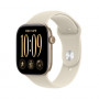 Apple Watch Series 12 GPS 42 mm auksinis aliuminio korpusas su smėlio spalvos sportine apyranke, S/M