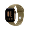 Apple Watch Series 12 GPS 42mm tamsiai bronzinis aliuminio korpusas su alyvuogių sportine apyranke - S/M