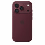 Apple iPhone 18 Pro silikoninis dėklas su MagSafe (Silicone Case) – bordo