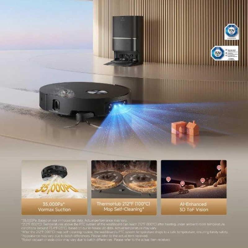 Dreame L60 Ulta RLL37CE0-BK robotinis siurblys, juodas