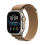 Apple Watch Ultra 4 GPS + Cellular 49mm natūralaus titano korpusas su Desert Alpine Loop - L
