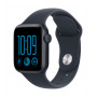 Apple Watch SE 3 GPS + Cellular 40mm vidurnakčio spalvos aliuminio korpusas su tamsiai mėlyna sportine apyranke - S/M