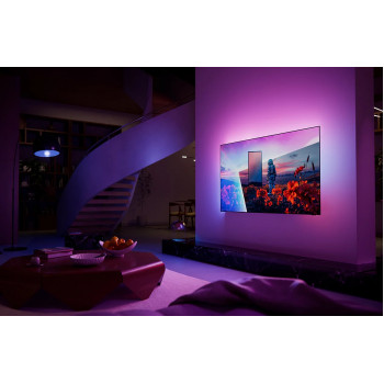 Philips 65OLED811 65 inch (164 cm) 4K UHD OLED išmanusis televizorius su Ambilight, Titan OS