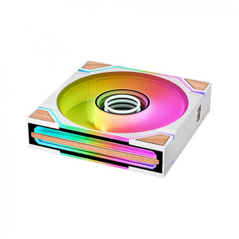 Thermaltake SWAFAN 120 EX INFINITY Snow Wood Edition 3Pack korpuso ventiliatorius