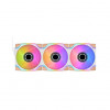 Thermaltake SWAFAN 120 EX INFINITY Snow Wood Edition 3Pack korpuso ventiliatorius