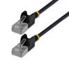 StarTech Slim Cat6a U/FTP tinklo kabelis RJ45, 4 m, juodas
