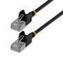 StarTech Slim Cat6a U/FTP tinklo kabelis RJ45, 4 m, juodas