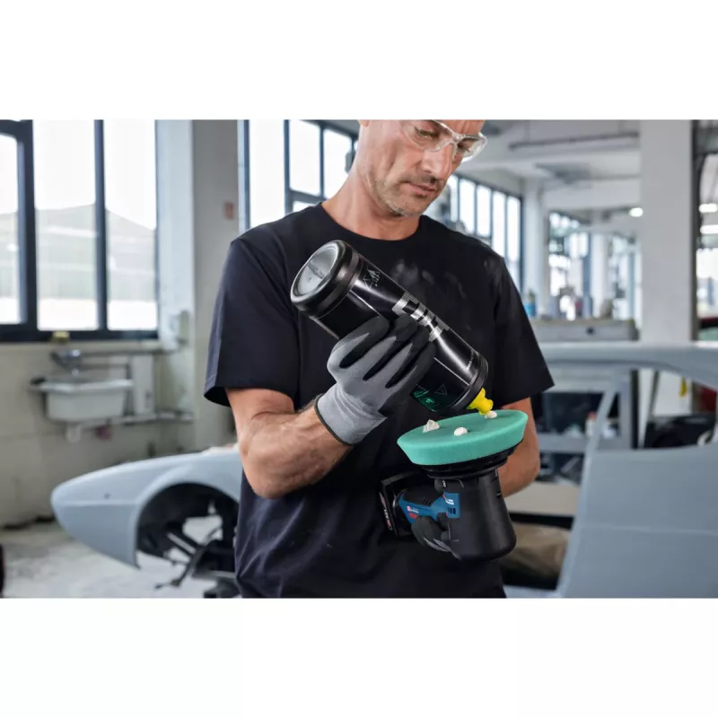 Bosch GPX 12V-125 Professional akumuliatorinis poliruoklis 06019L4100, 12 V, 125 mm, mėlynas/juodas, Solo (be akumuliatoriaus ir įkroviklio)