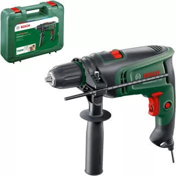 Bosch UniversalImpact 7500 smūginis gręžtuvas, 750 W, žalia/juoda, su dėklu (0603313401)