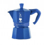 Bialetti Candyland Moka Express 3TZ rankinė kavos virimo mašinėlė, 150 ml, mėlyna