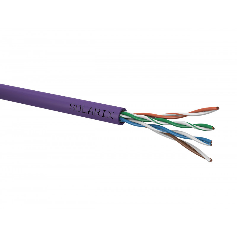 Tinklo kabelis SOLARIX Cat5e U/UTP, 500 m, LSZH