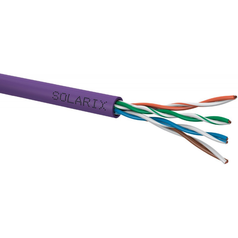 Tinklo kabelis SOLARIX Cat5e U/UTP, 500 m, LSZH
