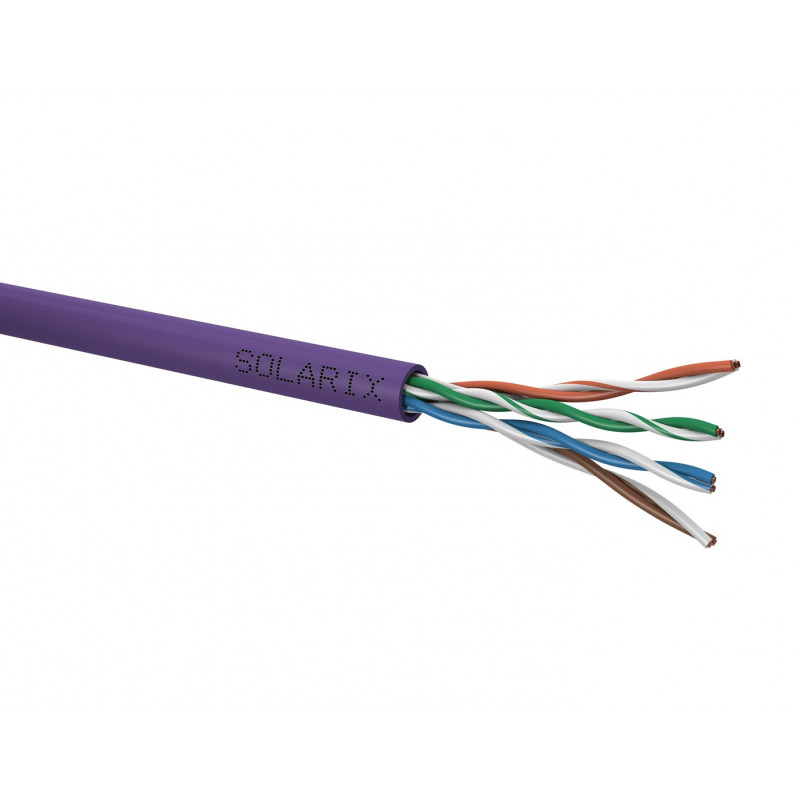 Tinklo kabelis SOLARIX Cat5e U/UTP, 500 m, LSZH