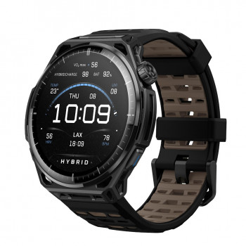Amazfit Balance 3 51 mm išmanusis laikrodis Titanium juodas su AMOLED, safyro stiklu, dviejų dažnių GPS, 10 ATM, Golf ir HYROX režimais