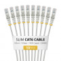 StarTech.com Slim Cat6 U/UTP tinklo kabelis RJ45, 1 m, pilkas, 10 vnt. paketas