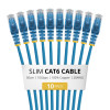 StarTech.com plonas Cat6 U/UTP tinklo kabelis RJ45, 0,5 m, mėlynas, LSZH, 10 vnt. rinkinys
