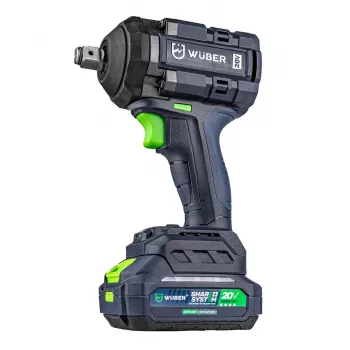 WUBER W04604 Bešepetėlis smūginis veržliasukis, 20 V