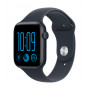 Apple Watch SE 3 GPS 44 mm Midnight aliuminio korpusas su mėlyna sportine apyranke, S/M