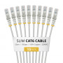 StarTech.com Slim Cat6 U/UTP tinklo kabelis RJ45, 0,5 m, pilkas, 10 vnt. rinkinys